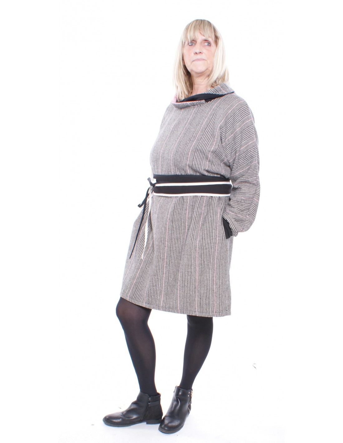 Robe ecossais BW rose